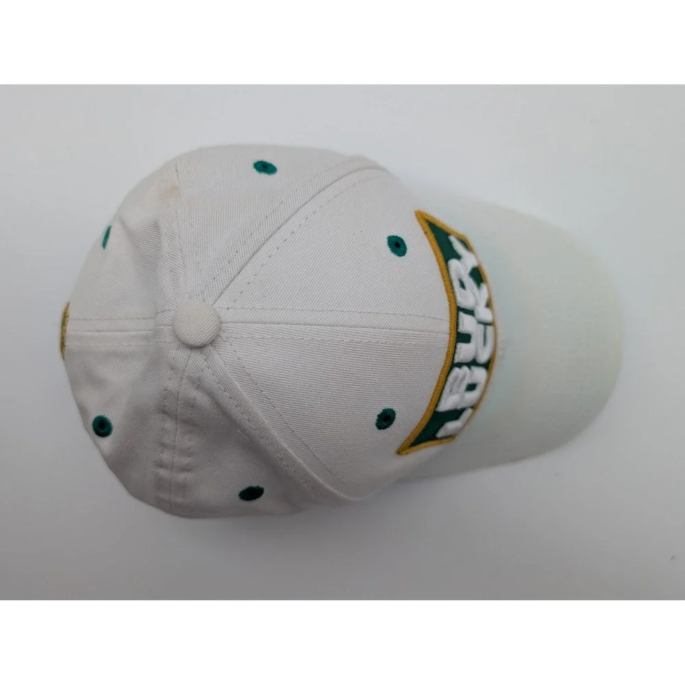 New Era Bud Lucky Snapback Hat White Green Shamrock St Patricks Day Cap